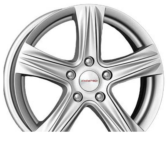 Wheel KiK KC498 Silver 16x6.5inches/5x108mm - picture, photo, image