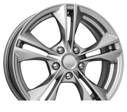 Wheel KiK KC584 (Focus) Black Platinum 16x6.5inches/5x108mm - picture, photo, image