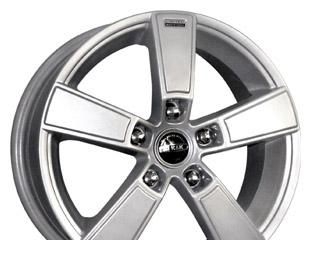 Wheel KiK Kon-Tiki Black Platinum 16x6.5inches/5x110mm - picture, photo, image