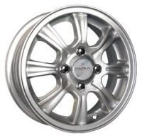 KiK Linaris Black Platinum Wheels - 13x5inches/4x100mm