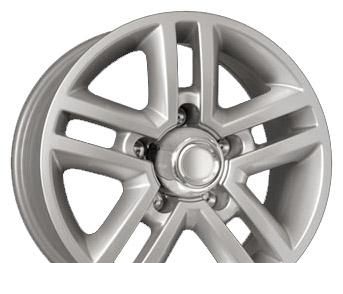 Wheel KiK Medeo-Fors Silver 16x7inches/5x139.7mm - picture, photo, image