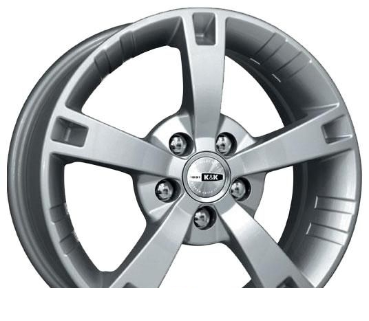 Wheel KiK Monreal Black Platinum 15x6inches/5x100mm - picture, photo, image