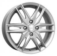 KiK Monterrej Black Platinum Wheels - 15x5.5inches/4x100mm