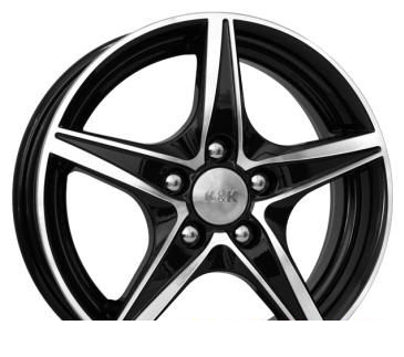 Wheel KiK Mustang Black Diamond 14x5inches/4x100mm - picture, photo, image