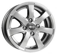 KiK Nega Black Platinum Wheels - 14x5.5inches/4x100mm