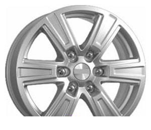 Wheel KiK Olean 6 Black Platinum 17x7inches/6x114.3mm - picture, photo, image