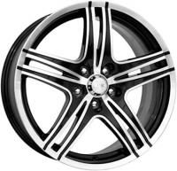 KiK Omaha Diamond Black Wheels - 13x5inches/4x100mm