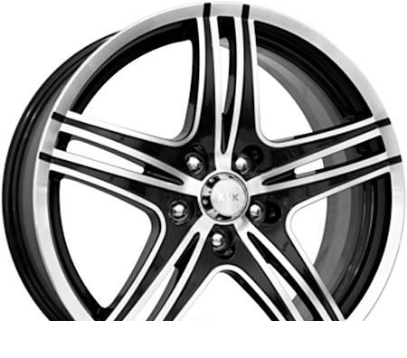 Wheel KiK Omaha Black Platinum 18x8inches/5x108mm - picture, photo, image