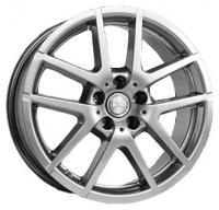 KiK Omikron Black Platinum Wheels - 18x8.5inches/5x108mm