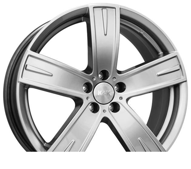 Wheel KiK Onegin Black Platinum 18x8inches/5x100mm - picture, photo, image