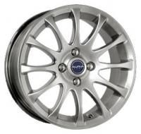 KiK Oreol Black Platinum Wheels - 14x6inches/4x100mm