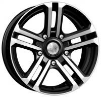 KiK Palladika Black Diamond Wheels - 16x7inches/5x139.7mm