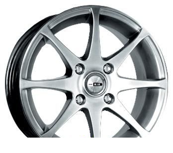 Wheel KiK Polyaris Black Platinum 13x5.5inches/4x100mm - picture, photo, image