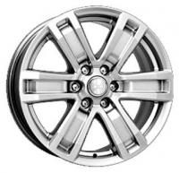 KiK R7 Rolf Black Platinum Wheels - 17x7.5inches/6x114.3mm