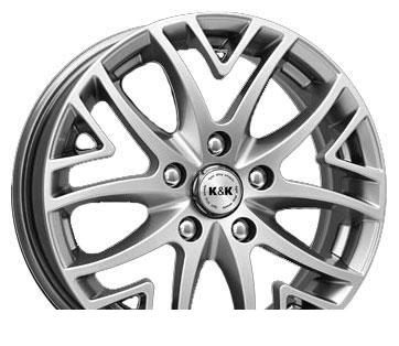 Wheel KiK Refleks Black Platinum 15x6inches/5x100mm - picture, photo, image