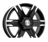 Wheel KiK Rialto Black Platinum 17x8inches/6x139.7mm - picture, photo, image