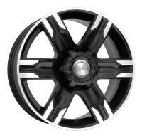 KiK Rialto Diamond Black Wheels - 17x8inches/6x139.7mm