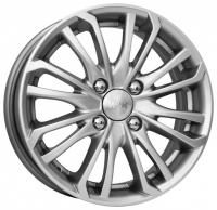 KiK Rim Black Platinum Wheels - 15x6inches/4x100mm