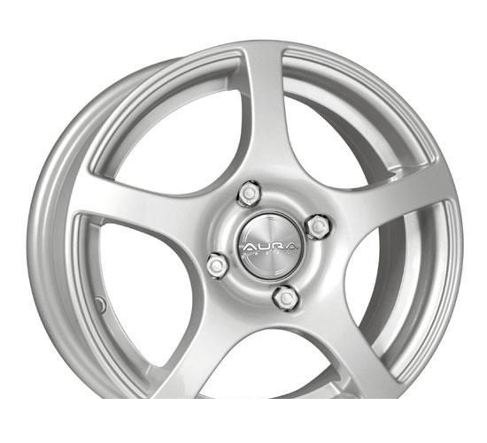 Wheel KiK Salyut-Nova Silver 14x5.5inches/4x100mm - picture, photo, image