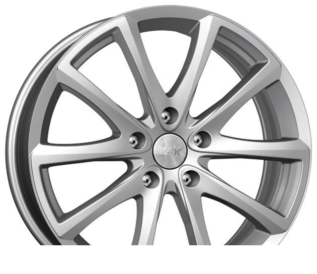 Wheel KiK Sansara Black Platinum 18x8.5inches/5x108mm - picture, photo, image