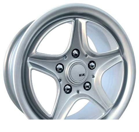 Wheel KiK SHerif Silver 15x7inches/5x120mm - picture, photo, image