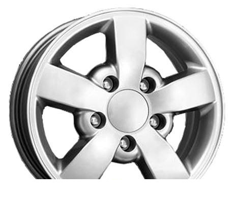 Wheel KiK Sorento IzhAvto Black Platinum 16x7inches/5x139.7mm - picture, photo, image