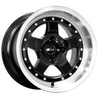 KiK Sport Car Diamond Black Wheels - 15x10inches/4x98mm