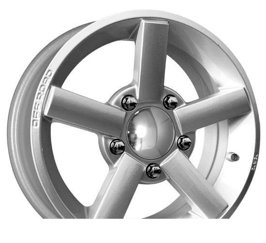 Wheel KiK Titan Aziya Avto Silver 16x6.5inches/5x139.7mm - picture, photo, image