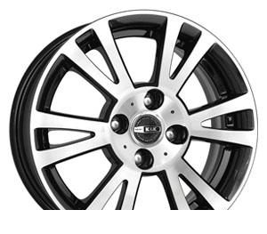 Wheel KiK Torea Diamond Black 14x5.5inches/4x100mm - picture, photo, image