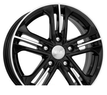 Wheel KiK Trinity Black Diamond 15x6inches/5x100mm - picture, photo, image