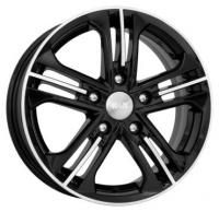 KiK Trinity Black Platinum Wheels - 15x6inches/5x100mm