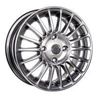 KiK Turneo Black Platinum Wheels - 13x5inches/3x98mm