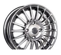 Wheel KiK Turneo Silver 13x5inches/4x100mm - picture, photo, image