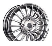 Wheel KiK Turneo Black Platinum 14x5.5inches/4x100mm - picture, photo, image