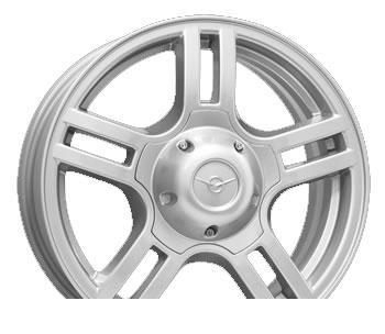 Wheel KiK UAZ Patriot Silver 16x7inches/5x108.5mm - picture, photo, image