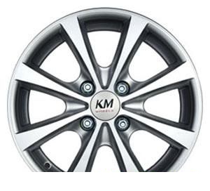 Wheel Kormetal KM 774 Mirage Silver 14x6inches/4x100mm - picture, photo, image