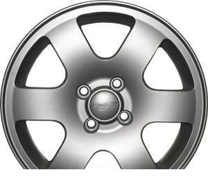 Wheel Kramz JElit Silver 15x6.5inches/4x100mm - picture, photo, image
