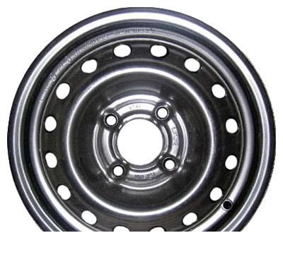 Wheel Kremenchug Opel Black 14x5.5inches/4x100mm - picture, photo, image