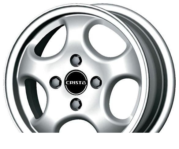 Wheel Krista Optima Silver 14x6inches/4x100mm - picture, photo, image