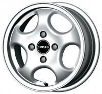 Krista Optima Silver Wheels - 14x6inches/4x100mm