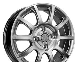 Wheel Kulz KA 263 Brimetall 14x5.5inches/4x114.3mm - picture, photo, image