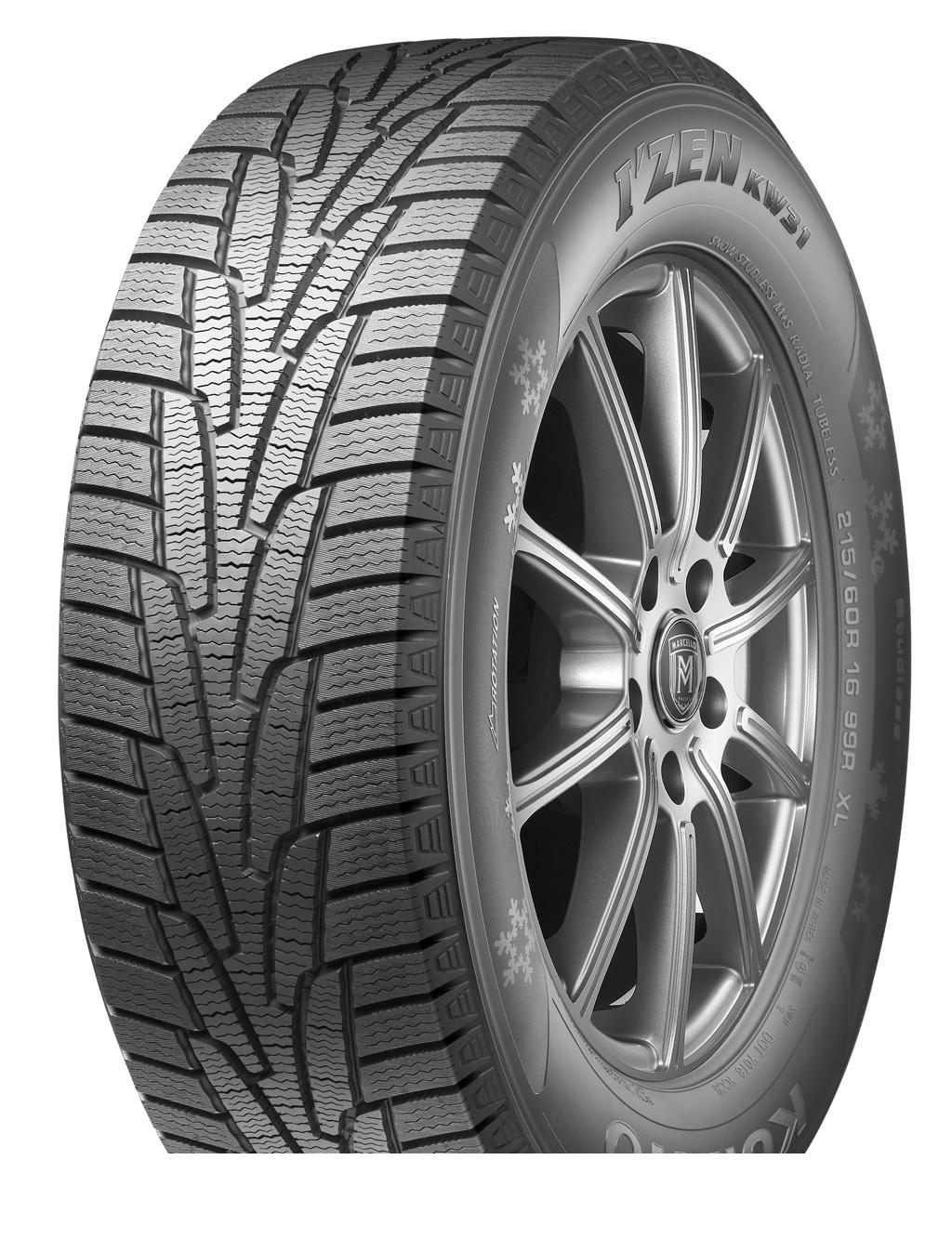 Tire Kumho Ice Power KW31 155/65R14 75R - picture, photo, image