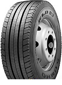 Truck Tire Kumho KLD03 295/60R22.5 150K - picture, photo, image