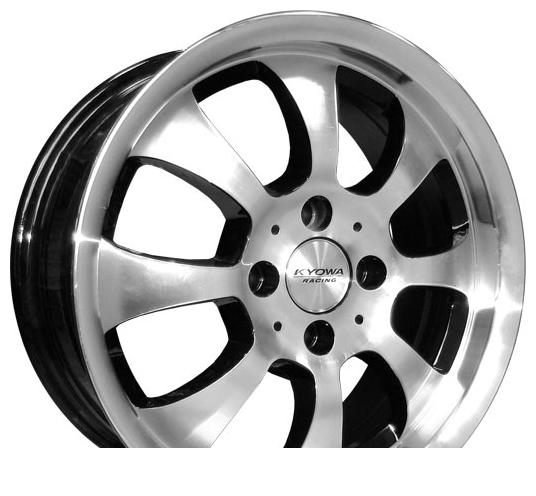 Wheel Kyowa KR588 BKVL 15x6.5inches/4x100mm - picture, photo, image