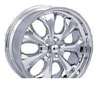 Wheel Larex R905 Chromee 22x9.5inches/6x139.7mm - picture, photo, image