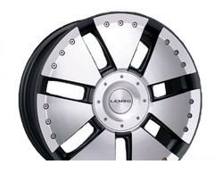 Wheel Lenso AD 2 BKF 17x7inches/5x100mm - picture, photo, image