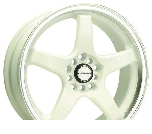 Wheel Lenso D 01 BKK 17x7inches/4x100mm - picture, photo, image