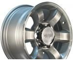 Wheel Lenso PT BKF 16x8inches/6x139.7mm - picture, photo, image