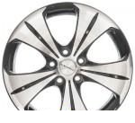 Wheel Lenso Sharp 5 BKF 17x8inches/5x114.3mm - picture, photo, image