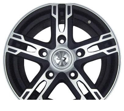 Wheel LS 215 BKF 16x6.5inches/5x139.7mm - picture, photo, image